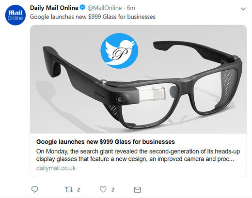 رونمایی گوگل از عینک هوشمند ۹۹۹ دلاری برای کاربران بیزینس