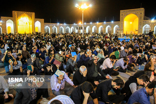 احیاء شب بیست و سوم ماه رمضان در مسجد جامع کرمان