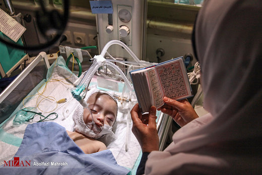 احیای شب بیست و سوم ماه رمضان در بیمارستان خاتم‌الانبیا