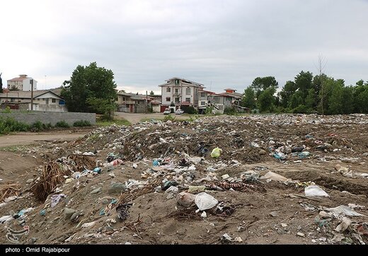 همنشینی زباله و ساحل در کلاچای گیلان